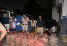 डीएम के निर्देश पर अवैध गैस कारोबार पर बड़ी कार्रवाई