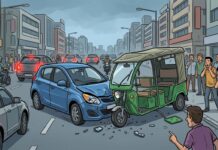 कार के ई—रिक्शा से टकराने से दो सगी बहनों की मौत