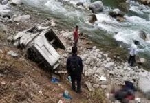 सड़क हादसे में 3 की मौत, तीन गम्भीर घायल
