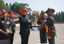 असम रेजिमेंंट के 7वें बैच के अग्निवीरो की पासिंग आउट परेड में राज्यपाल ने किया में प्रतिभाग