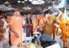 टपकेश्वर महादेव मंदिर में भाजपा राष्ट्रीय अध्यक्ष ने की पूजा अर्चना