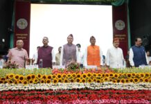केन्द्रीय मंत्री व सीएम ने किया दो दिवसीय पूर्व छात्र सम्मेलन का शुभारंभ