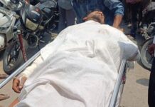 हाईटेंशन की चपेट में आया लाइनमैन, हालत गंभीर