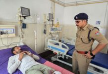 गौ तस्कर पुलिस मुठभेड़ में घायल, साथी फरार