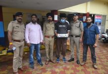करोड़ो की हेरोइन सहित पंजाब का नशा तस्कर गिरफ्तार