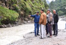 स्यानाचट्टी में यमुना नदी पर निर्माणाधीन ब्रिज का कार्य एक सप्ताह में करे पूरा : डीएम