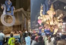 भुलेश्वर चा राजा’ की गणेश प्रतिमा आगमन समारोह में हादसा, 2 लोगों की मौत