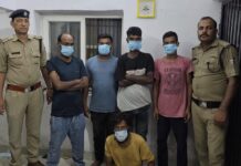 फरार चल रहे पांच वांरटी गिरफ्तार