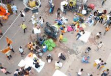 आसमान से निगरानी, जमीन पर तुरंत कार्रवाई