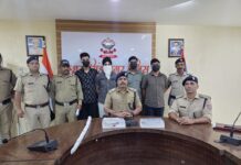 पुरानी रंजिश के चलते फायरिंग करने वाले 4 आरोपी गिरफ्तार