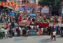 भगवान शिव की शोभायात्रा से भक्तीमय हुई दून नगरी