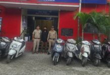 दुपहिया वाहन चोरी मामलों का खुलासा, एक गिरफ्तार