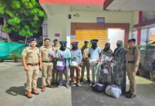गांजा तस्करी में 2 महिलाओं समेत 5 गिरफ्तार