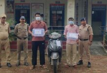 दो शातिर वाहन लुटेेरे गिरफ्तार