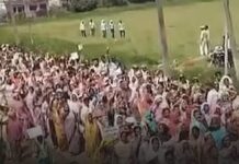 हिरासत में दंपती से मारपीट के आरोप पर बवाल, थाने पर पथराव