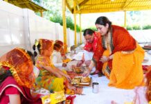 मुख्यमंत्री ने नवरात्रि की महानवमी पर किया हवन एवं कन्या पूजन